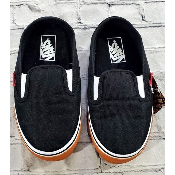 VANS Snow Lodge Slipper Black Gum RARE WATER RESISTANT MENS SZ 4 WOMENS SZ 5.5 - Picture 1 of 7